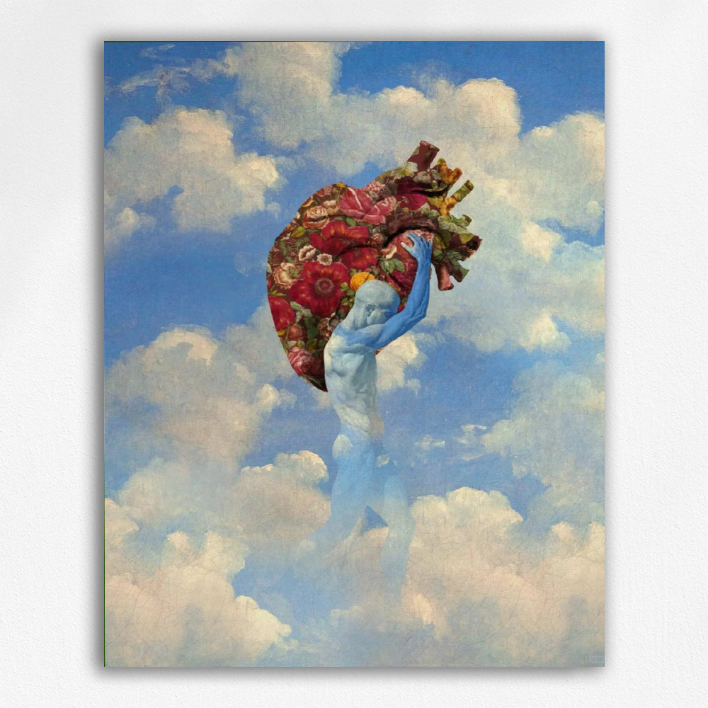 Bearing Heart In Clouds