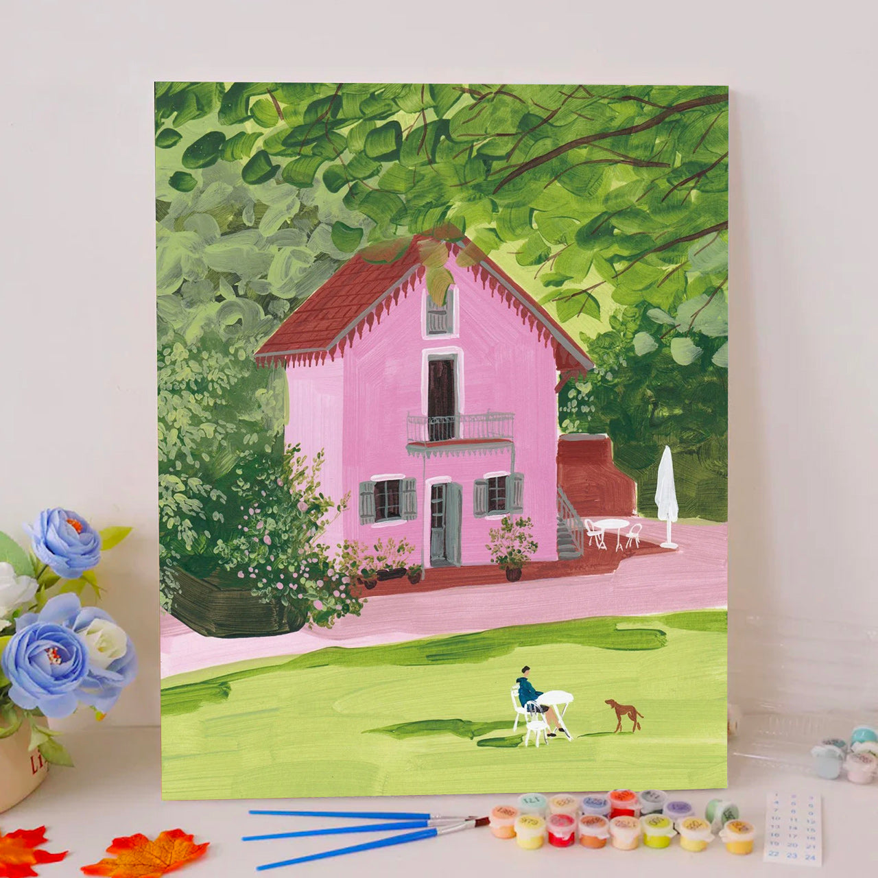 Afternoon at the Pink Cottage