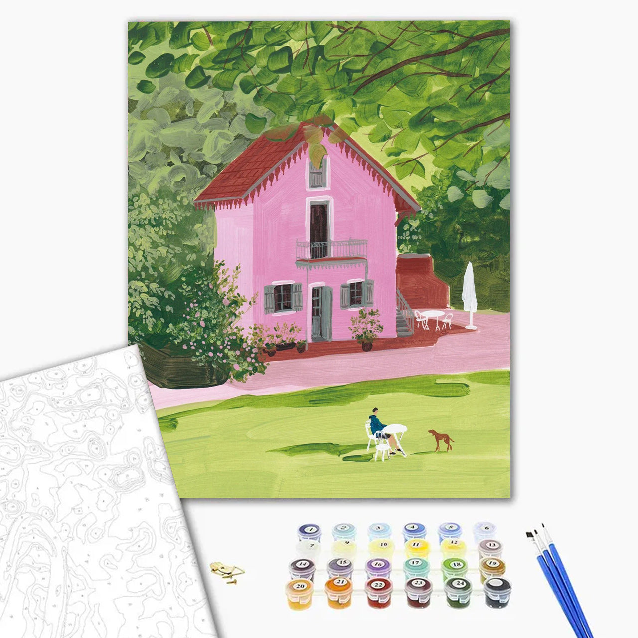 Afternoon at the Pink Cottage