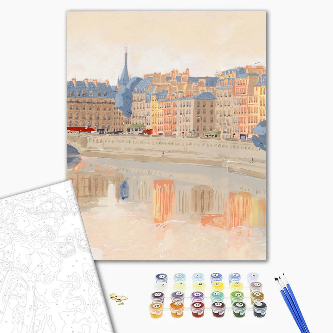 Paris by Seine River