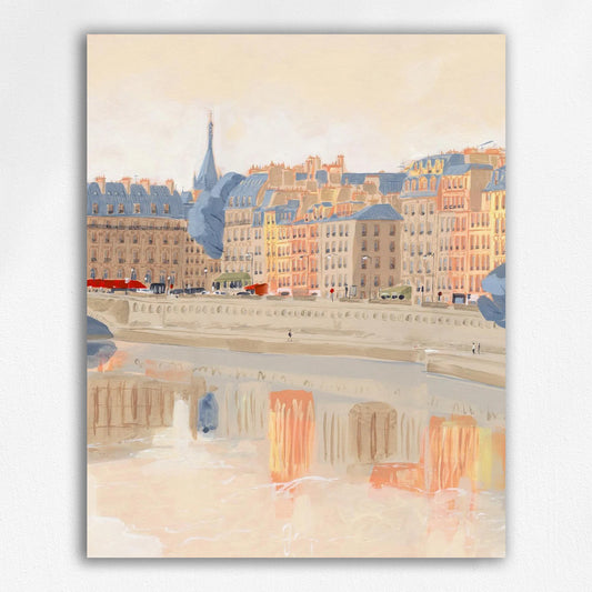 Paris by Seine River