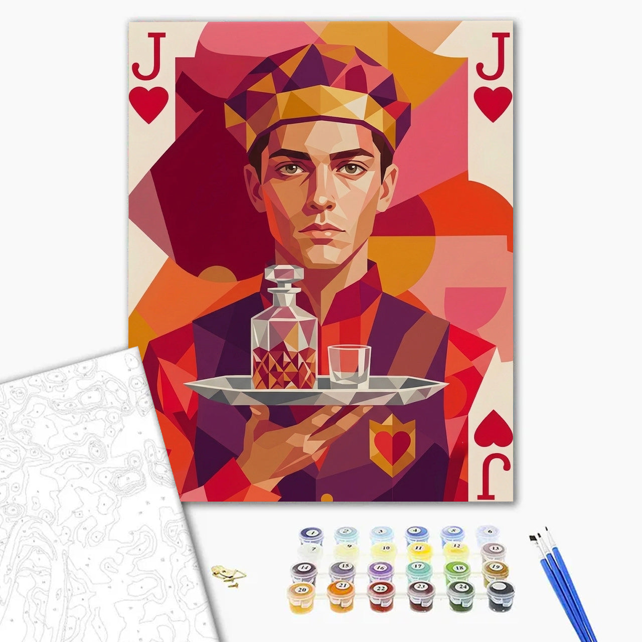 Gilded Attendant Jack of Hearts