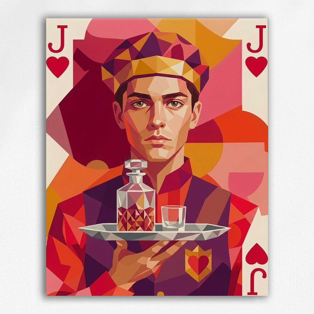 Gilded Attendant Jack of Hearts