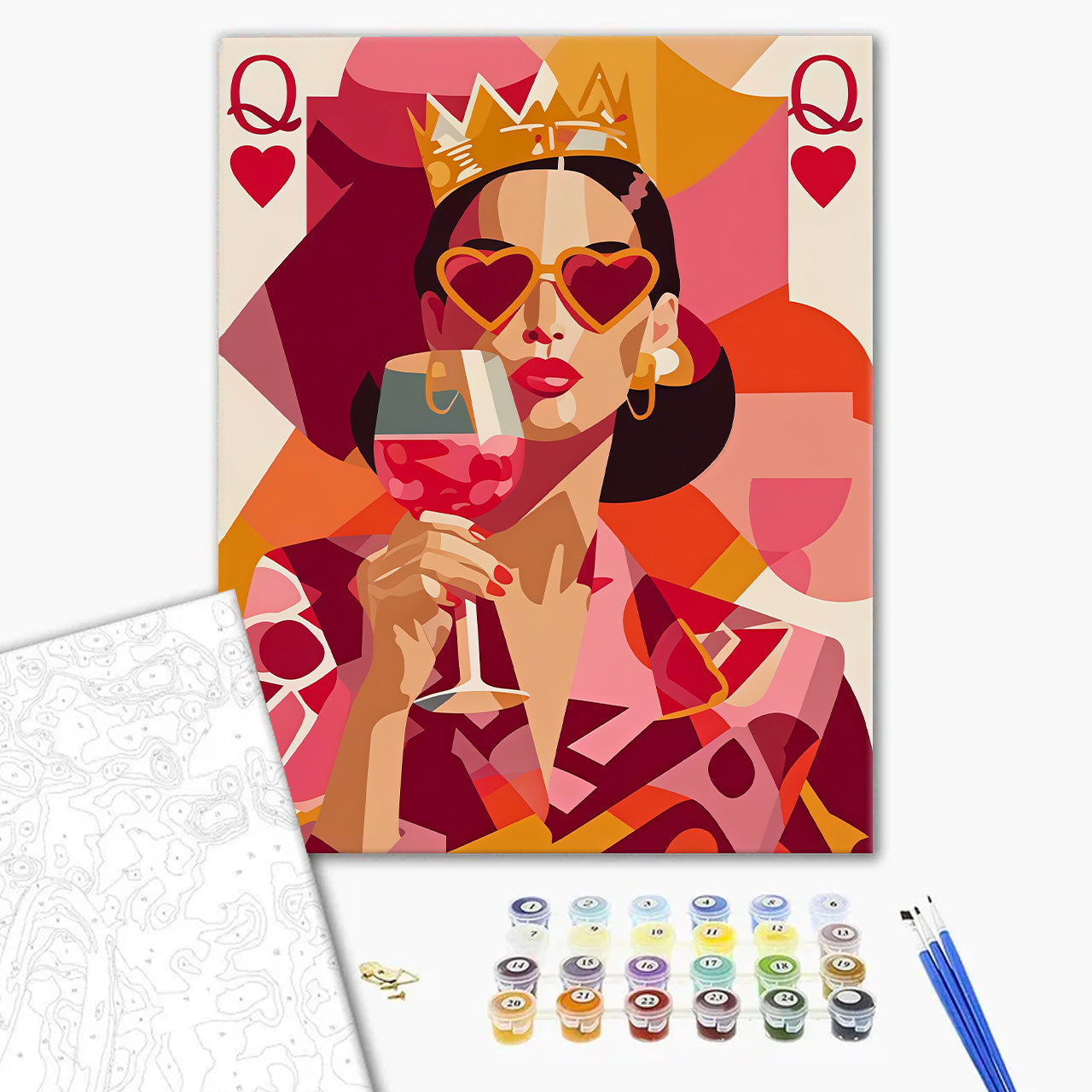 Gilded Crown Queen of Hearts