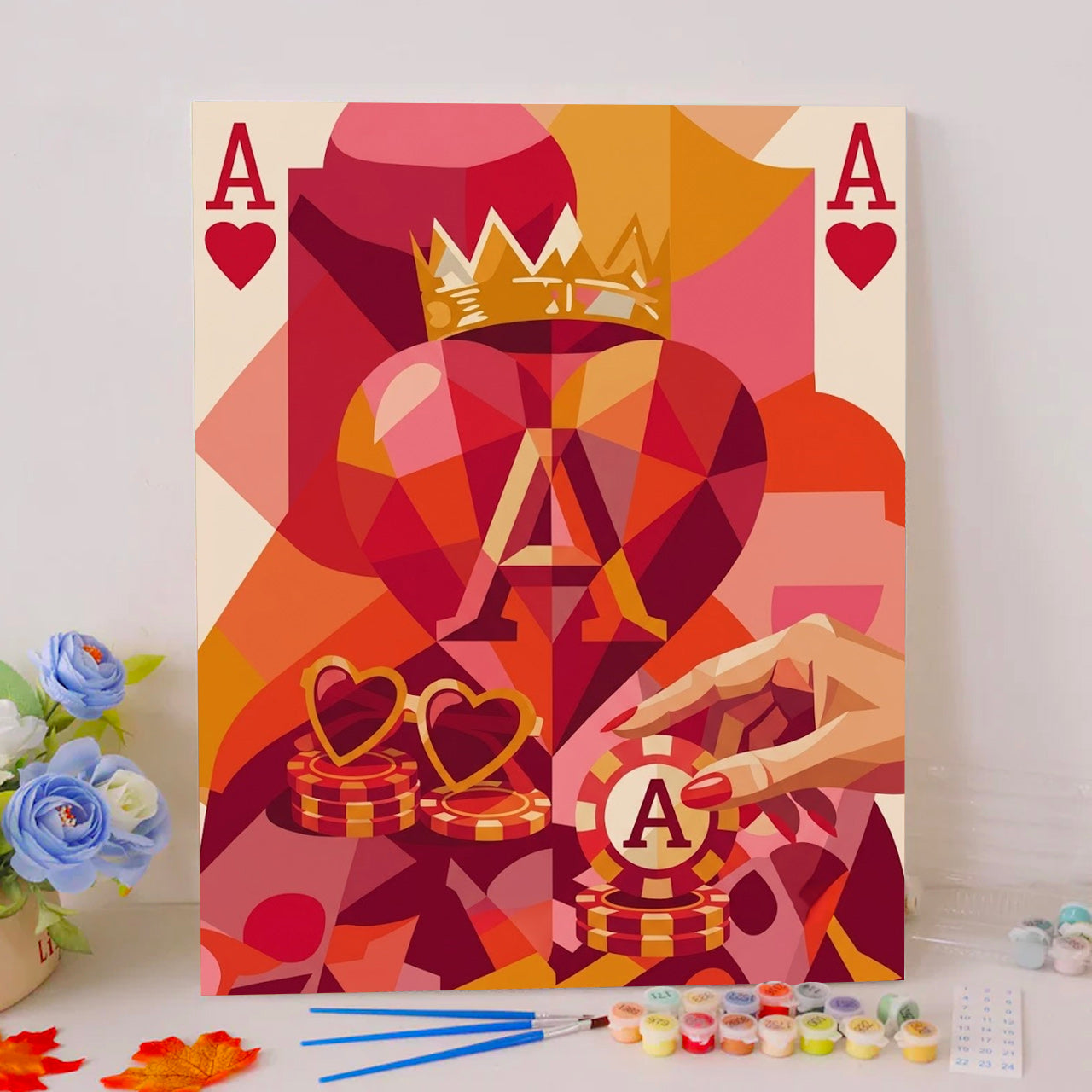 Golden Crown Ace of Hearts
