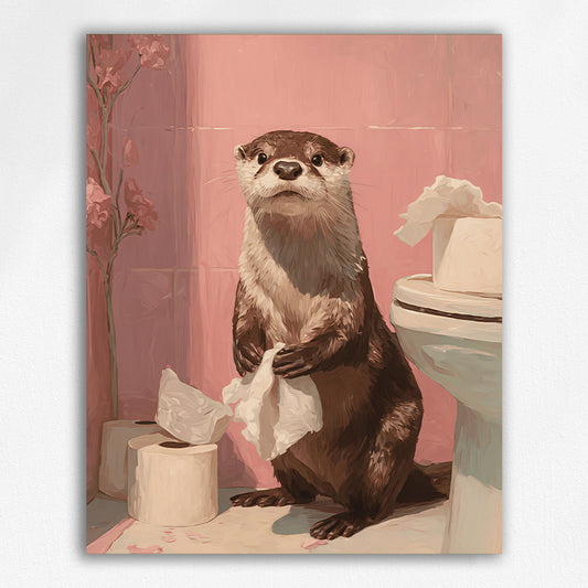 Otter on Loo