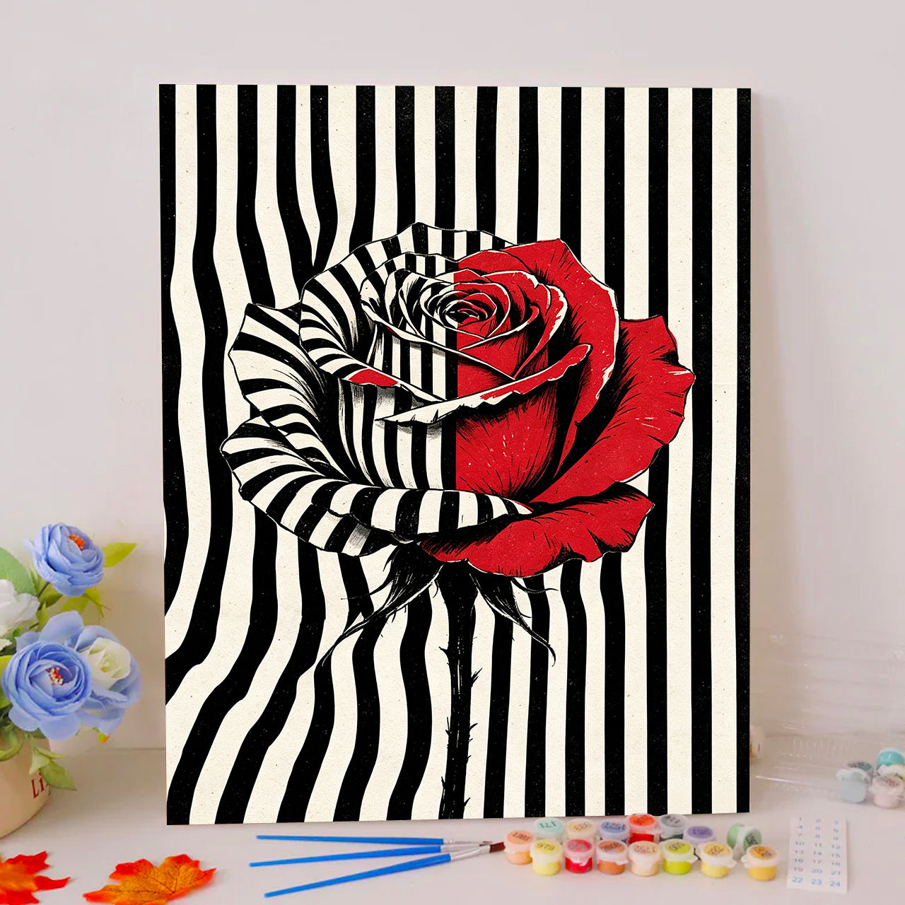 Half-Stripe Rose