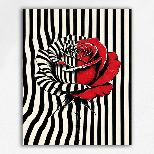 Half-Stripe Rose