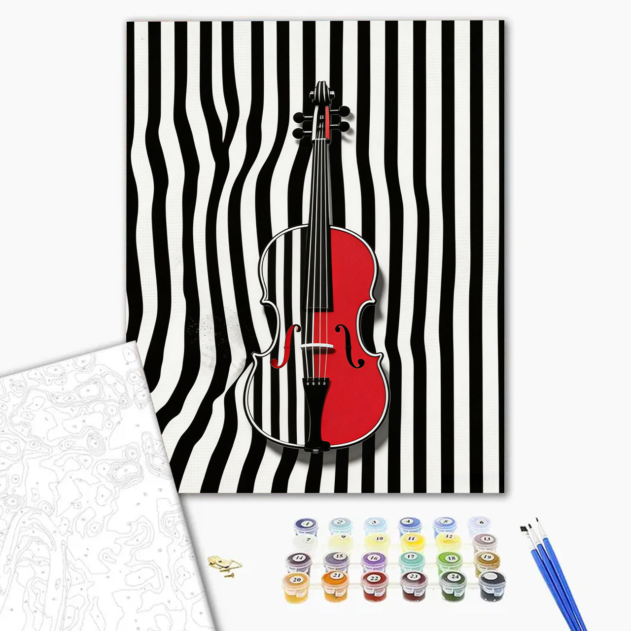 Half-Stripe Violin