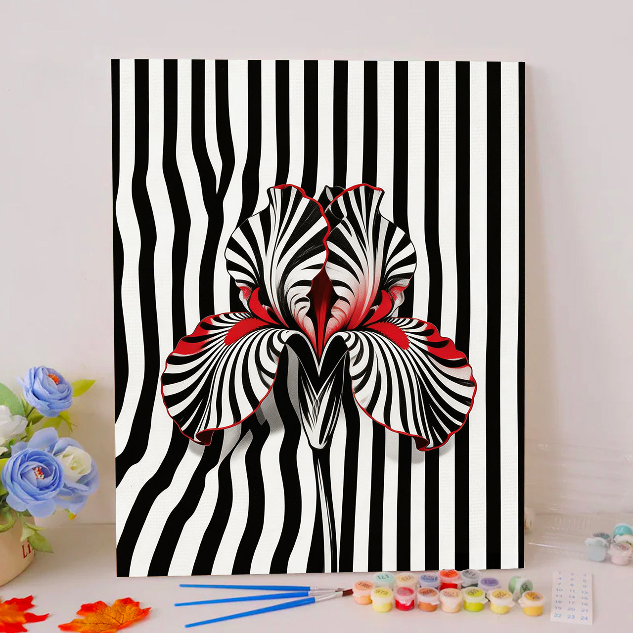 Striped Scarlet Iris