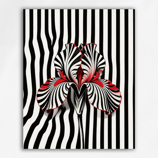 Striped Scarlet Iris