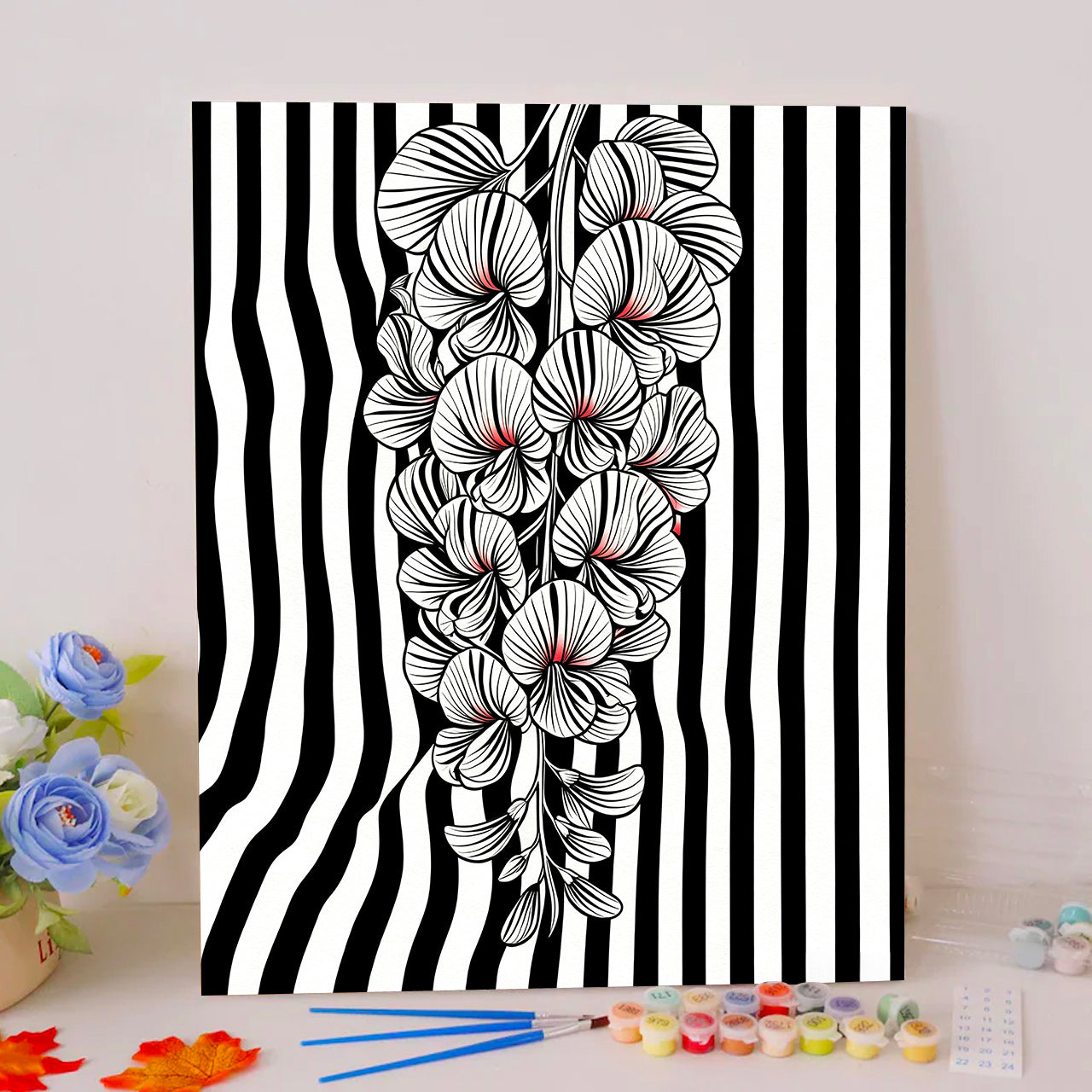 Striped Pea Blossom