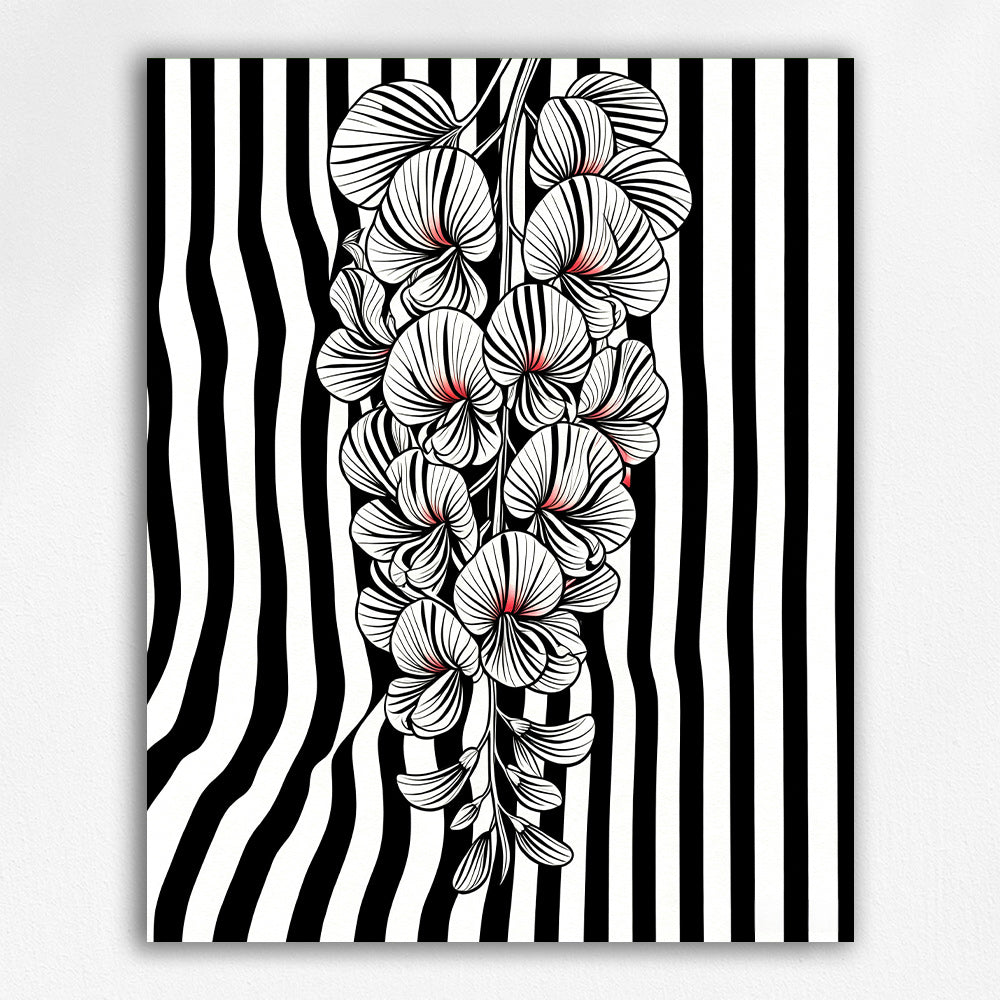 Striped Pea Blossom