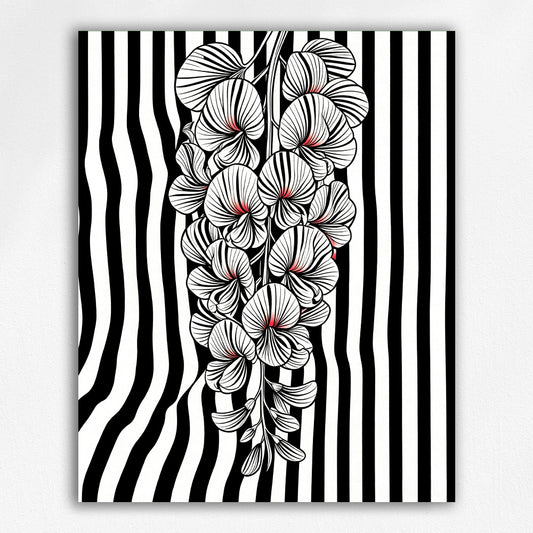 Striped Pea Blossom