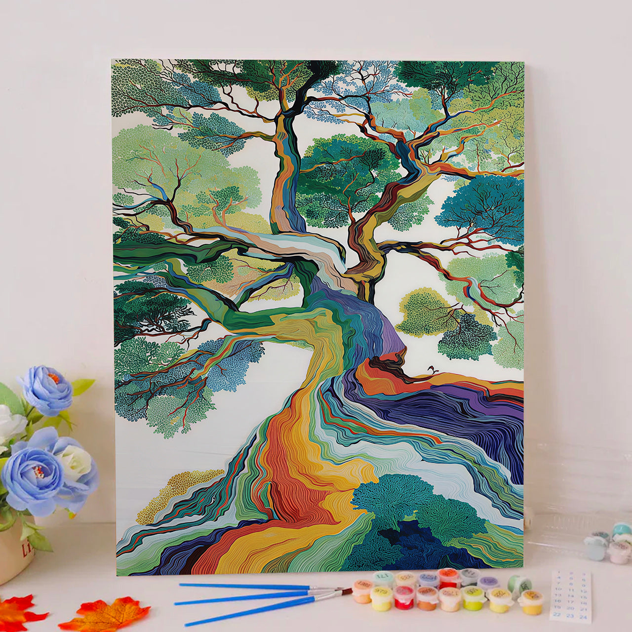 Colorful Ancient Cypress