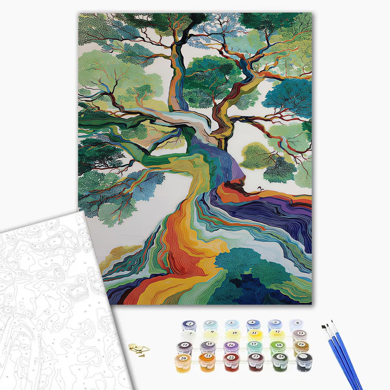 Colorful Ancient Cypress
