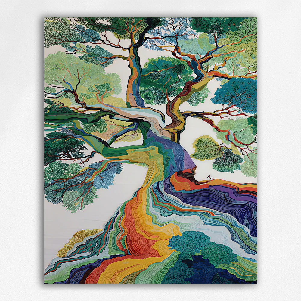 Colorful Ancient Cypress