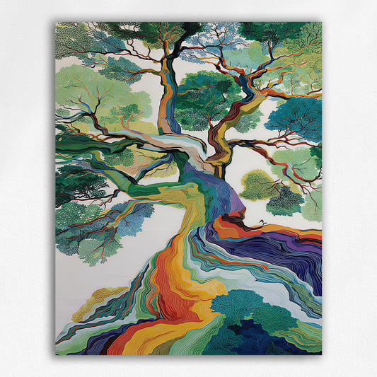 Colorful Ancient Cypress