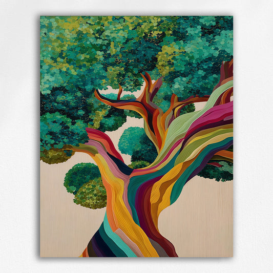 Rainbow Twisted Tree