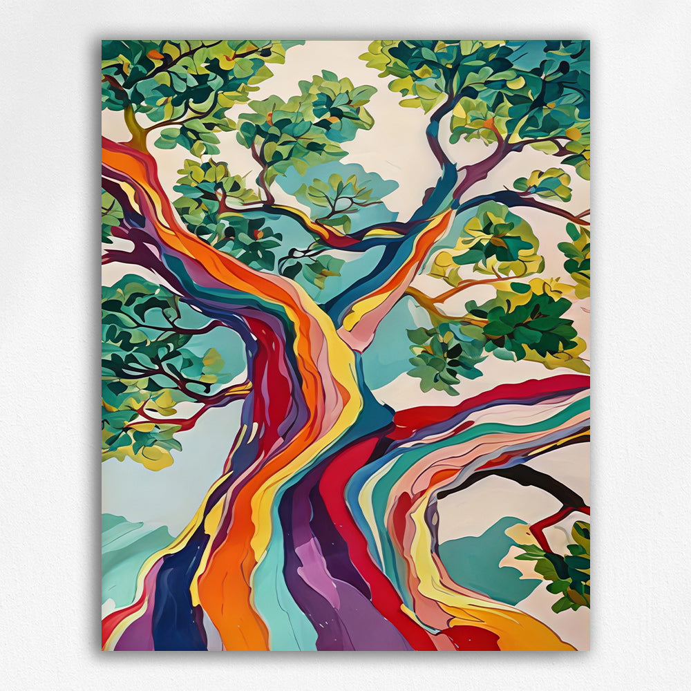 Sunset Hued Ancient Branch