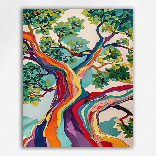 Sunset Hued Ancient Branch