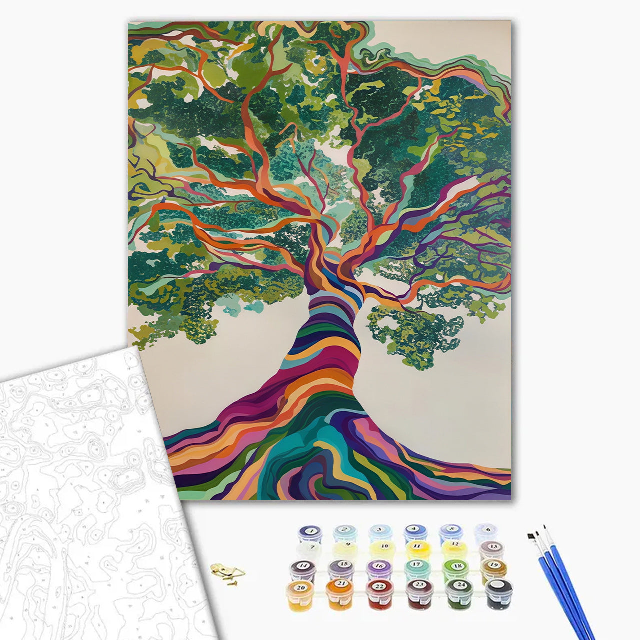 Layered Color Oak