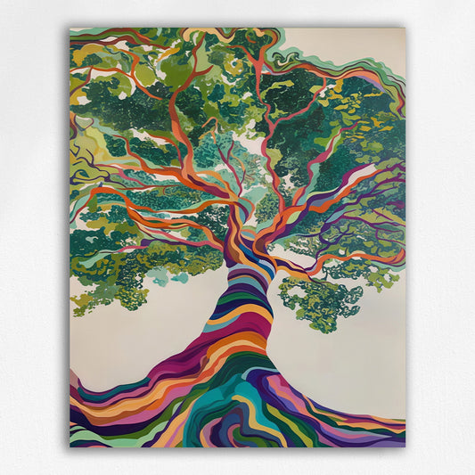 Layered Color Oak