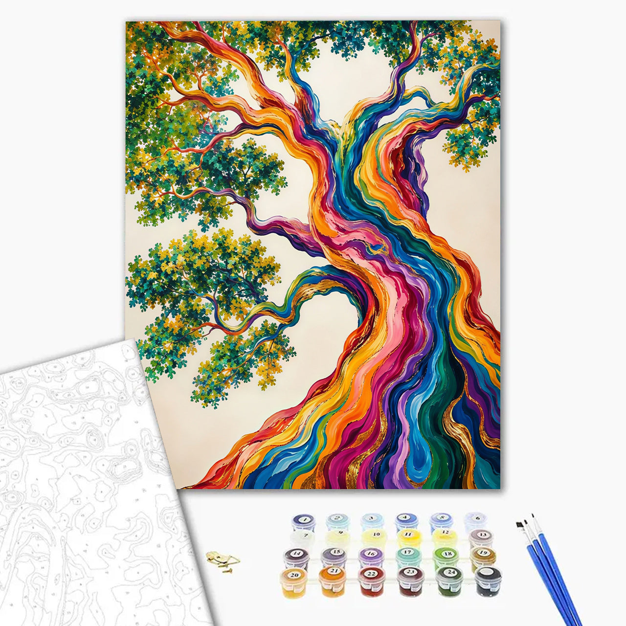 Gilded Rainbow Tree