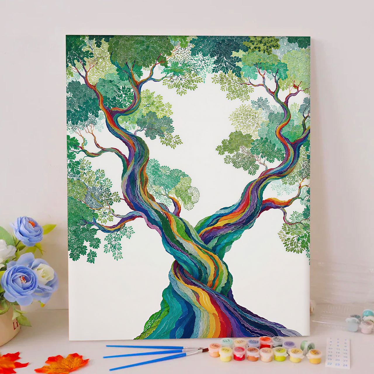 Twin Color Tree