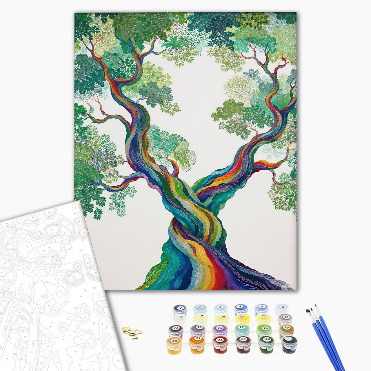 Twin Color Tree