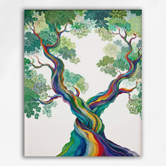 Twin Color Tree