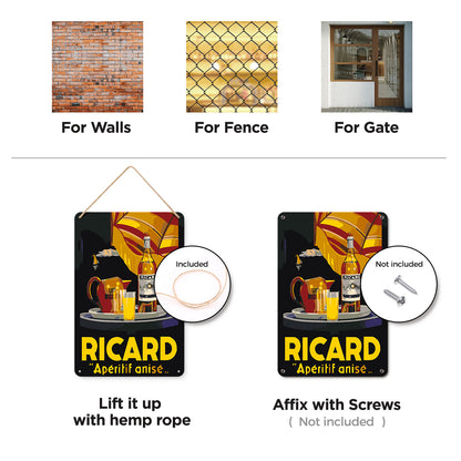 Beer and Beverages - Metal Tin Sign Paint