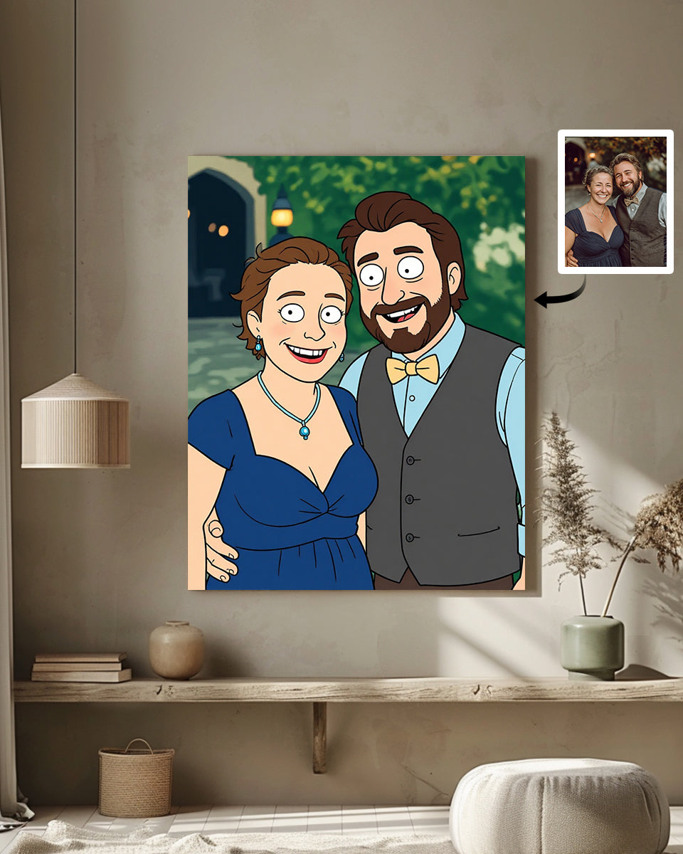AI Rick and Morty Style Art From Your Photo - Custom Paint by Numbers