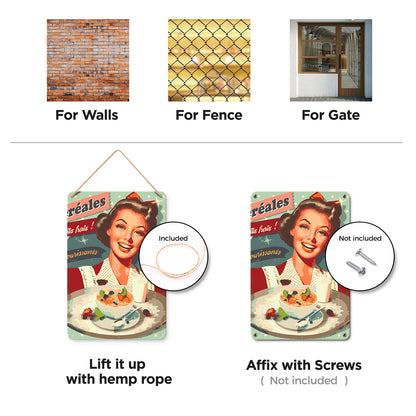 A Day of Vitality - Metal Tin Sign Paint