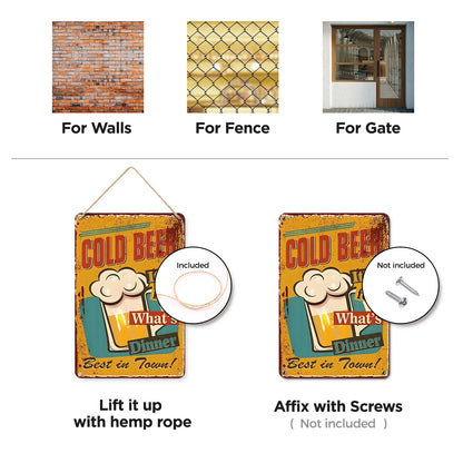 First Choice for Dinner - Metal Tin Sign Paint