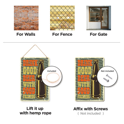 Good Beer - Metal Tin Sign Paint