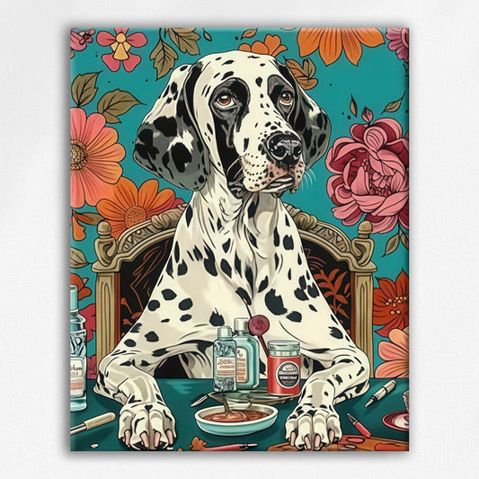 Dalmatian’s Floral Art Station