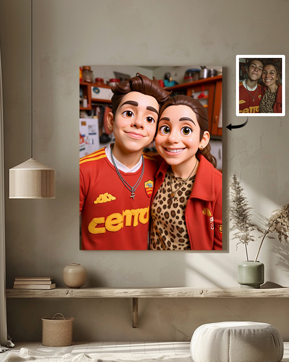 AI 3D Character Style Art From Your Photo - Custom Paint by Numbers
