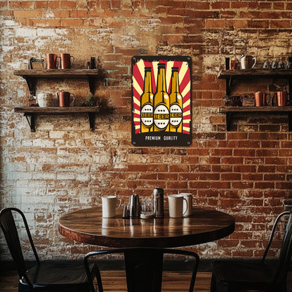 Premium Beer - Metal Tin Sign Paint