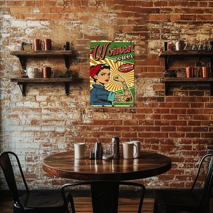 Stronger - Metal Tin Sign Paint