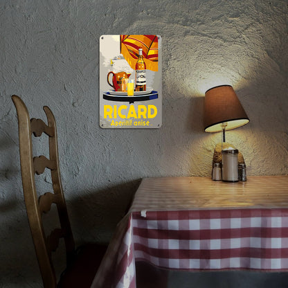 Ricard - Metal Tin Sign Paint