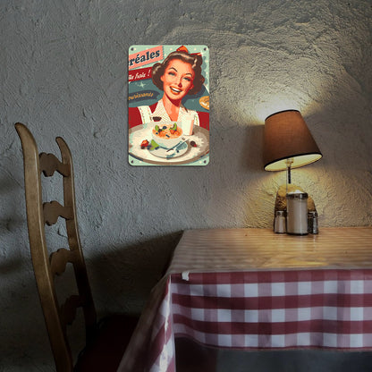 A Day of Vitality - Metal Tin Sign Paint