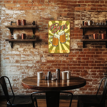 Best Beer - Metal Tin Sign Paint