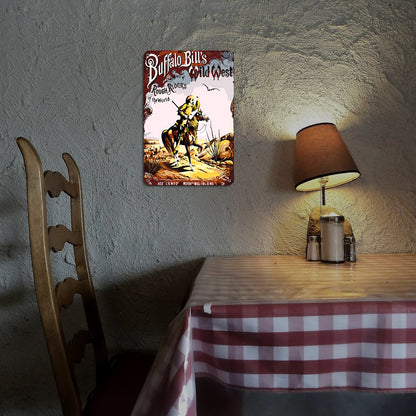 Brave Knight - Metal Tin Sign Paint