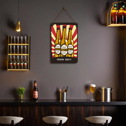 Premium Beer - Metal Tin Sign Paint