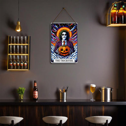 Decoration Egg Ghost - Metal Tin Sign Paint