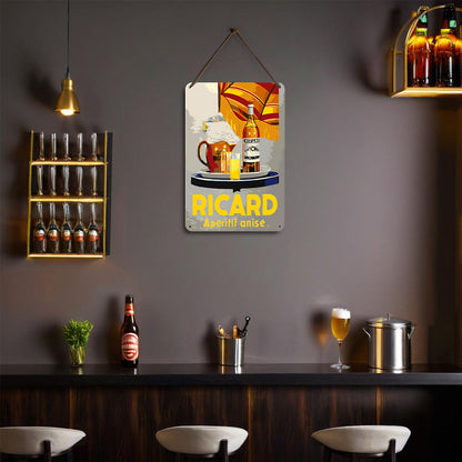 Ricard - Metal Tin Sign Paint