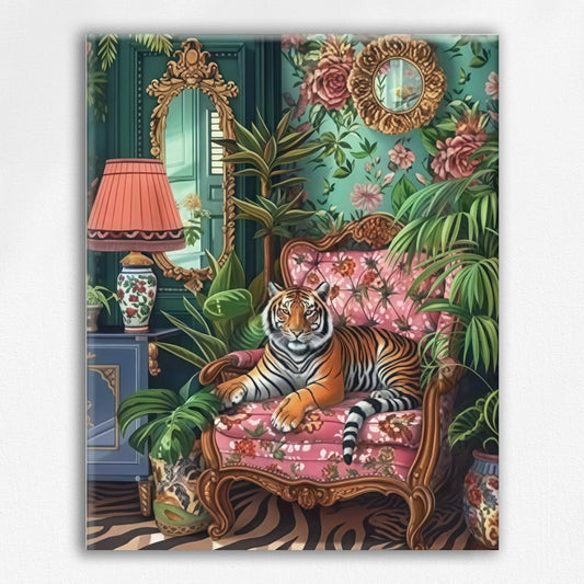 Tiger’s Opulent Floral Armchair Lounge