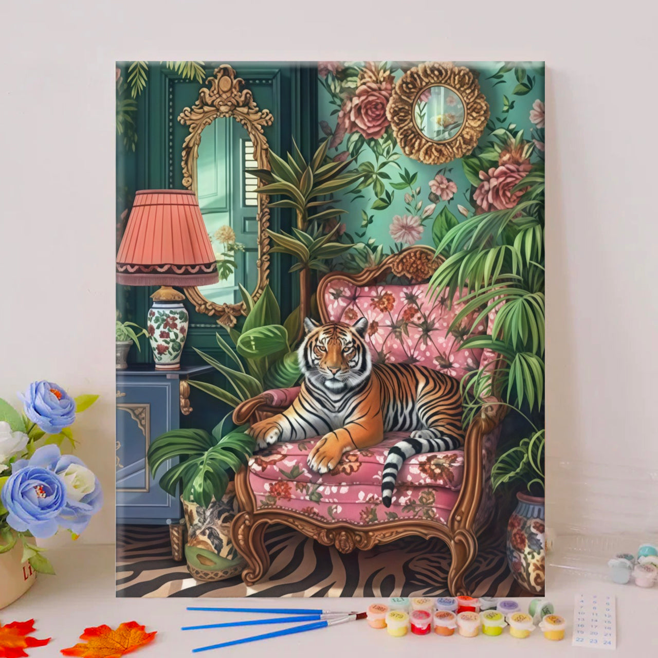 Tiger’s Opulent Floral Armchair Lounge