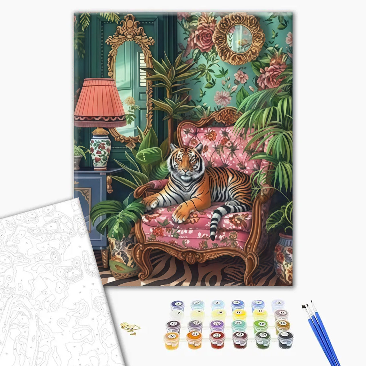 Tiger’s Opulent Floral Armchair Lounge